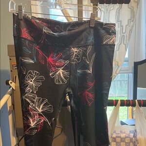 Fabletics Kids Leggings with Floral Design